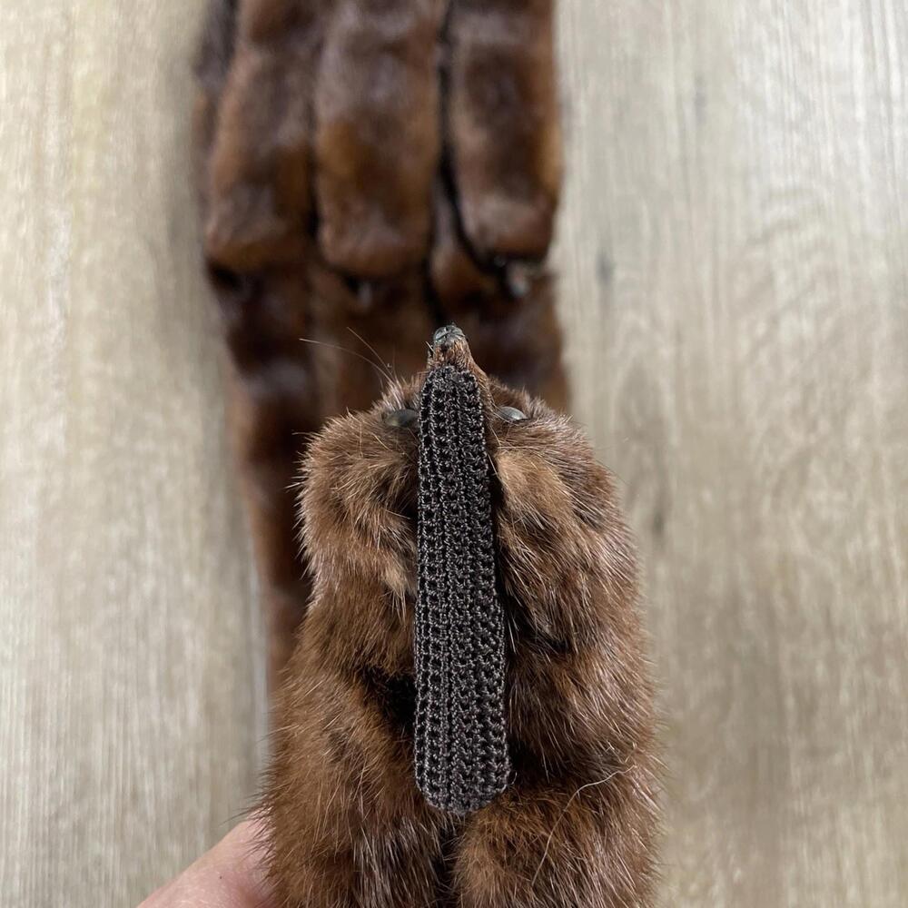 Stunning Vintage Japanese Ginza Furs Real Sable Full Size Scarf Stole EUC! - Picture 5 of 9